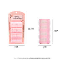 Wangyong 9111 self-adhesive bangs curling barrel plastic hair curling iron curling clip styling hair curling tool