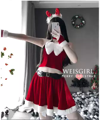 Sex lingerie sexy hot tease bed passion suit Christmas festival costume pajamas uniform seduction