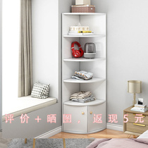 Corner cabinet corner cabinet living room corner storage rack multi-layer wall cabinet wall corner floor rack bedroom corner cabinet