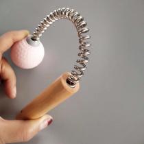 Silicone spring rod by a network to beat the leg and shoulder and neck vertebrae manual back to the ball massage hammer