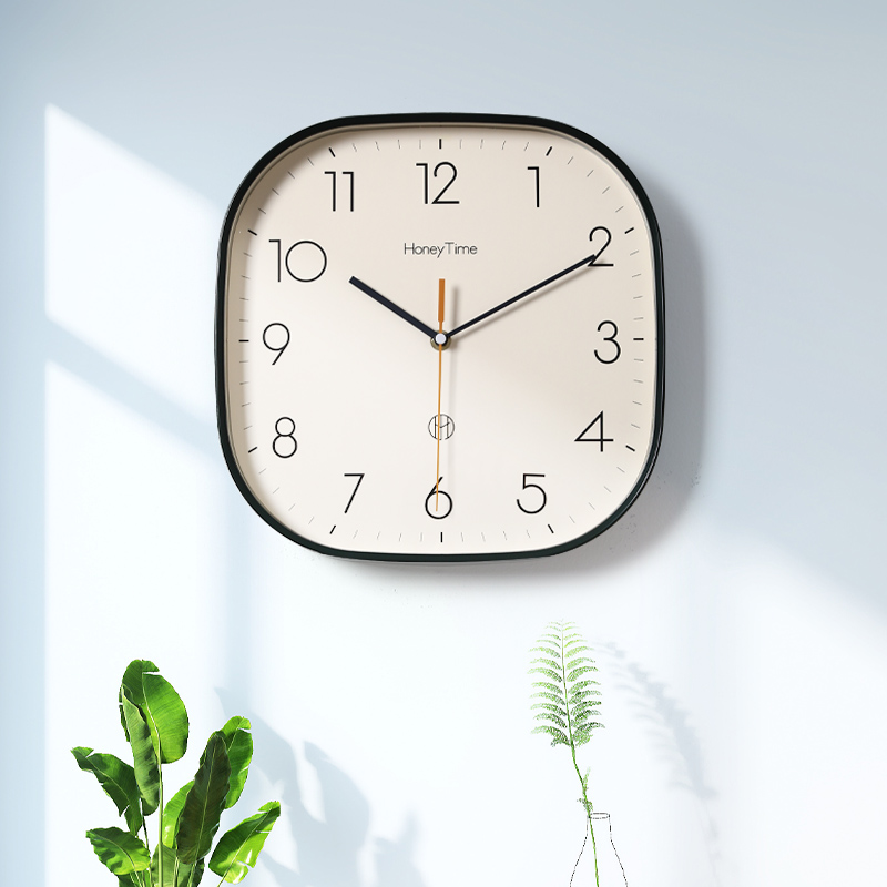 Hanging Bell Modern Minima Living Room Clocks Fashion Creativity Free Punch Home Bedrooms Silent Quartz Small Clock Hanging Watch-Taobao