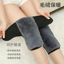 Four seasons imitation Rex rabbit hair knee pads warm old cold cold cold male Lady elderly knee cover warm plus Velvet