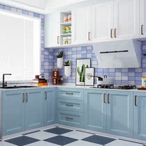 (Kitchen oil-proof aluminum foil paper) wallpaper self-adhesive waterproof kitchen oil-proof sticker high temperature cabinet wall stickers