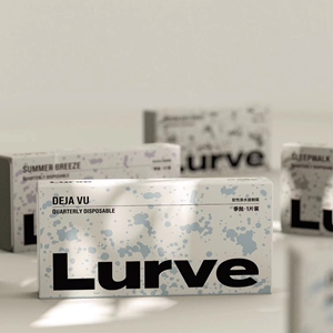 Lurve美瞳季抛彩色隐形眼镜1片装片刻系列