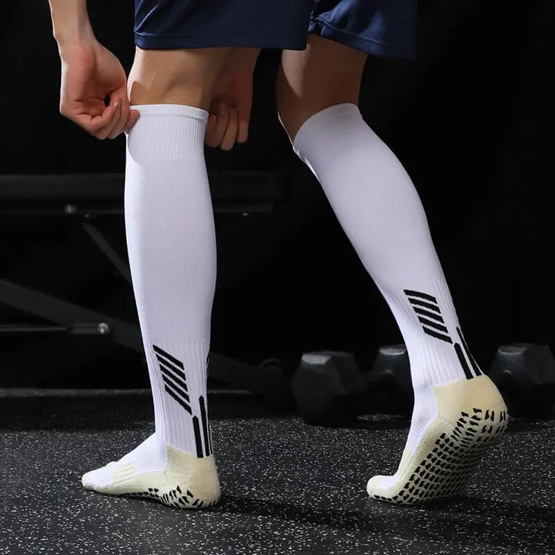 Adult Mid-High Length Football Socks for Men, Competition and Training, Thickened Towel Bottom with Anti-Slip Grip, Sports Socks Adult Mid-High Length Football Socks for Men, Competition and Training, Thickened Towel Bottom with Anti-Slip Grip, Sports Socks