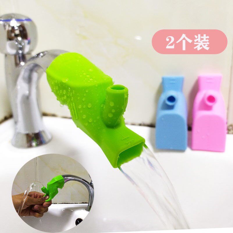 Silicone faucet extender faucet guide sink anti-splash water guide extender connector children baby hand sanitizer