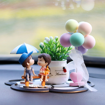 High-end car ornaments ins wind net red personality creative car perfume jewelry Cute car decoration goddess models