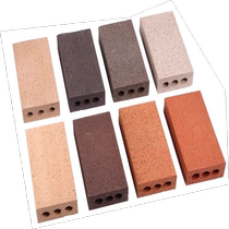 Sintered brick pc ceramic color red brick clay sidewalk park street landscape clear water brick pavement paving tiles