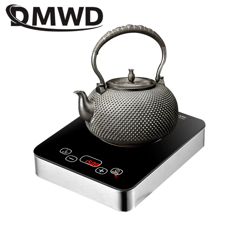 DMWD Электрическая плита мультиварка мини индукционная плита с подогревом