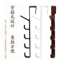 Creative home door back hook multi-purpose five-segment multifunctional wall-mounted coat rack seamless towel hook hanger