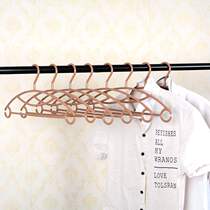 Multifunctional wide shoulder seamless non-slip drying hanger Clothes support clothes rack Household plastic wardrobe hanger