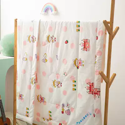 60S pure cotton Class A baby children's air-conditioning quilt kindergarten cotton nap quilt core summer thin quilt baby cover quilt