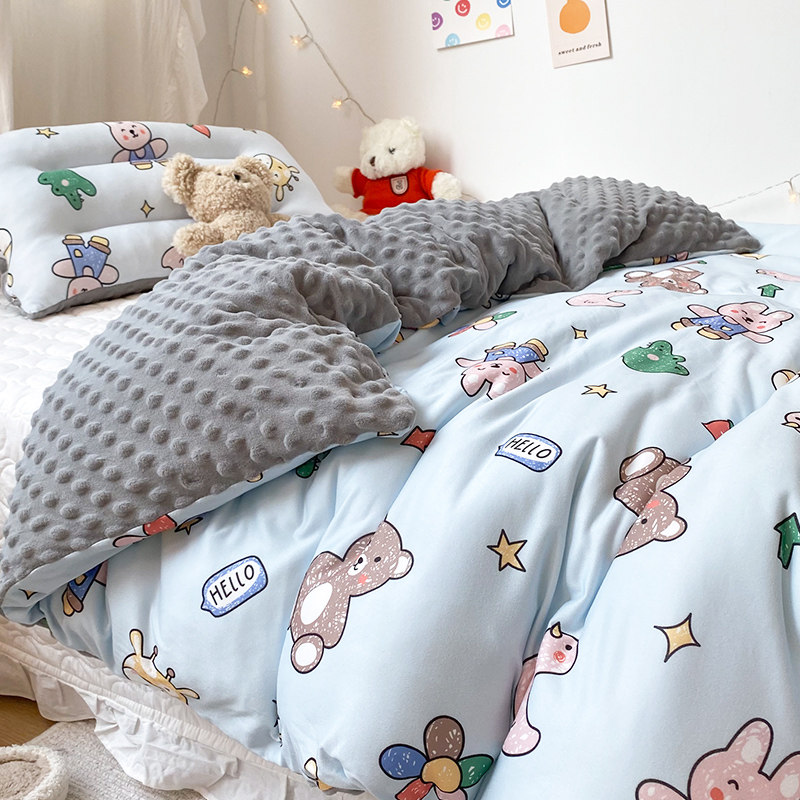 Children's sweet beans are treated with kindergarten cotton by newborn baby cover by general detachable in the baby four seasons