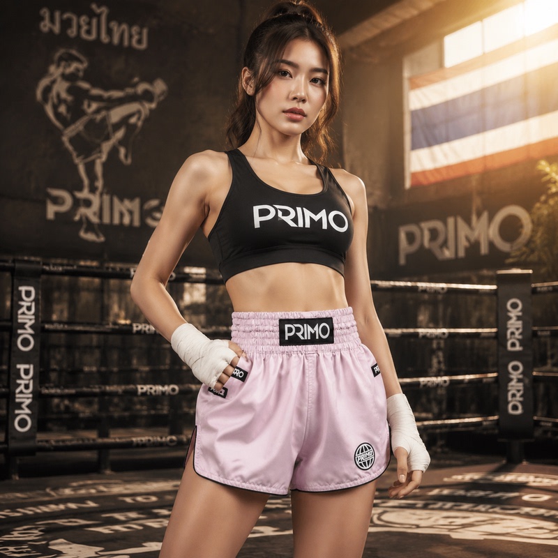 Thailand Primo Alta Series Macaron New Color Authentic Muay Thai Shorts Boxing Fighting Training Competition