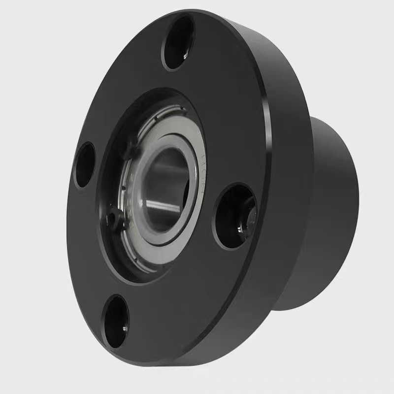 Bearing seat component with buckle ring double bearing seat fixed branch BGRBB6804Z round flange bearing seat