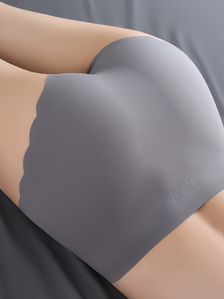 Incognito underwear women antibacterial graphene breathable high waist one piece cotton crotch boundless women's summer thin shorts head