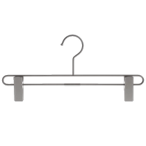 Beimachi minimalist design household non-slip seamless retractable mens and womens trousers rack for drying trouser clips metal clip hanger