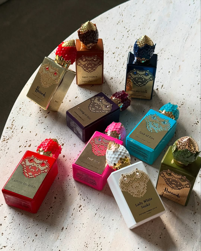 【Repackaged】Lucas 777 Pink Python Fire God Mango Kiss Sand Dance Venom Invasion Perfume Sample