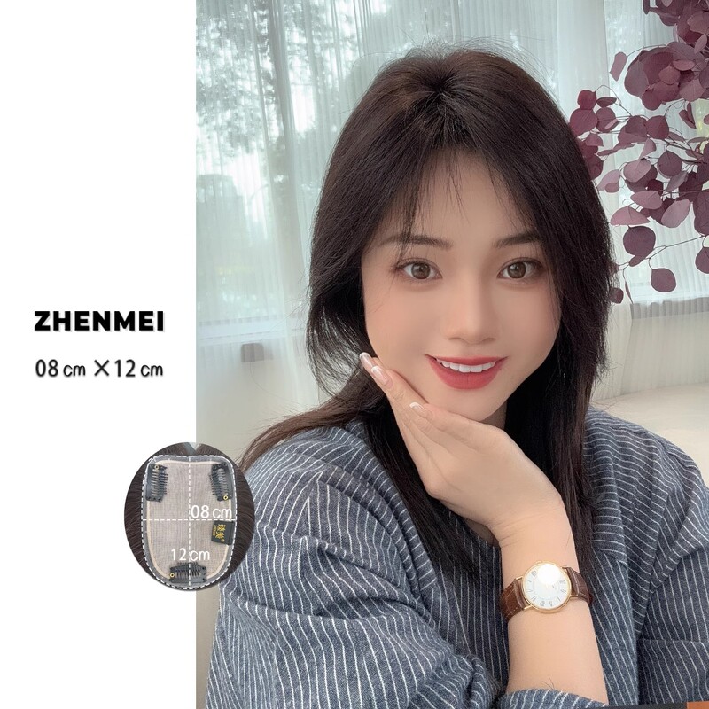Zhenmei New Arrival【Yuzhi】8×12 Handmade Crochet Full Real Hair Topper for Volume and Covering Gray Hair Zhenmei New Arrival【Yuzhi】8×12 Handmade Crochet Full Real Hair Topper for Volume and Covering Gray Hair