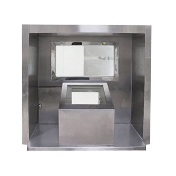 Nuclear medicine fume hood bull head type injection window radiation source storage tungsten alloy injection protective cover