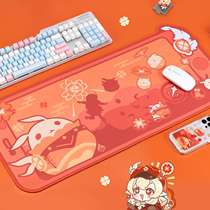 Keli Large Mouse Pad Game Animation Oversized Wrist Pad Office Mouse Pad Desk Pad