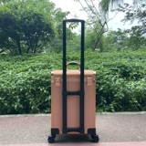 箱得美 Металлический вместительный и большой набор маникюрных инструментов для маникюра, косметическая универсальная система хранения, чемодан на колесиках, трехслойная вуаль