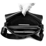 Сумка на одно плечо, трендовая кожаная сумка через плечо для отдыха, из натуральной кожи, воловья кожа