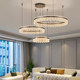 Living Room Chandelier, Modern and Simple, New Style, Light Luxury, High-End Feel, Dining Room Bar Lamp, Dreamy Circle Chandelier