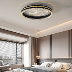 Italian-Style Minimalist Bedroom Ceiling Light, Modern and Simple, Eye-Friendly, Round, Light Luxury, High-End Bedroom Creative Study Lamp