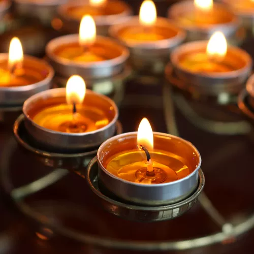 100 кусочков масляных ламп 4 часа 1/2/3/8/12/24 часа чистой лампы для топленого масла на длительный срок