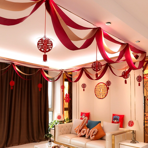 Свадебная планировка мужская свадьба Новая домашняя комната тянет цветы, набор свадебных спальни, украшение комнаты, свадебные принадлежности Daquan