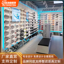 Anta shoe store sports shoe wall display rack sample shoe rack shopping mall trendy brand store decoration casual display shelf