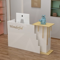 Bar counter cashier shop small internet celebrity trendy store womens clothing store beauty salon front desk small modern simple light luxury