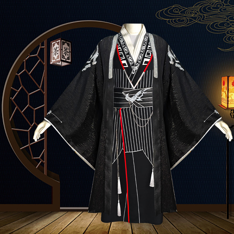 古装cos服帅气套装中国风王麻子cosplay服全套假发靴子动漫服装_Cosplay男装_淘宝游戏网