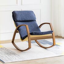 Rocking chair recliner can sleep lazy sofa single small dormitory balcony home leisure living room bedroom