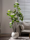 Simulated Plant Hydrangea Plastic Fake Tree High-End Indoor Living Room Home Floor-Standing Potted Plant Landscaping Bionic Green Plant Ornament
