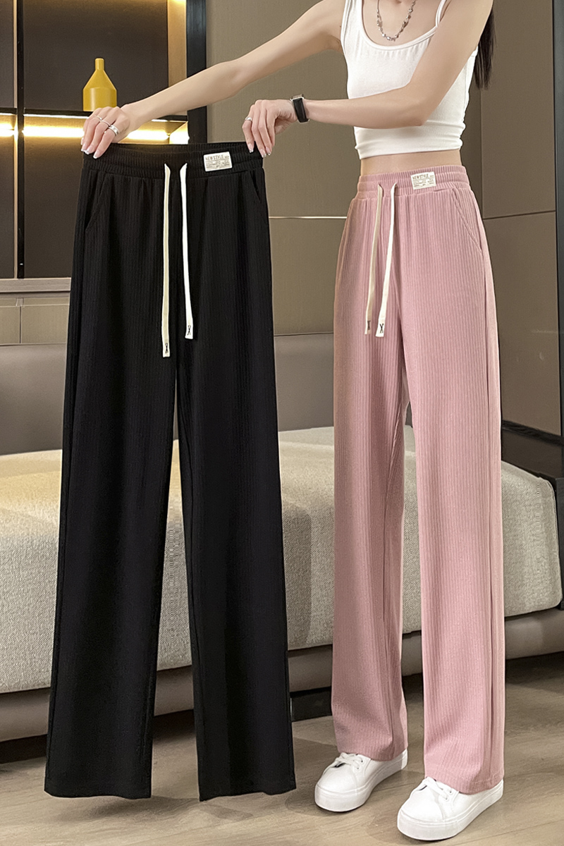 小个子穿出超模腿长的冰丝阔腿裤被我挖到了！