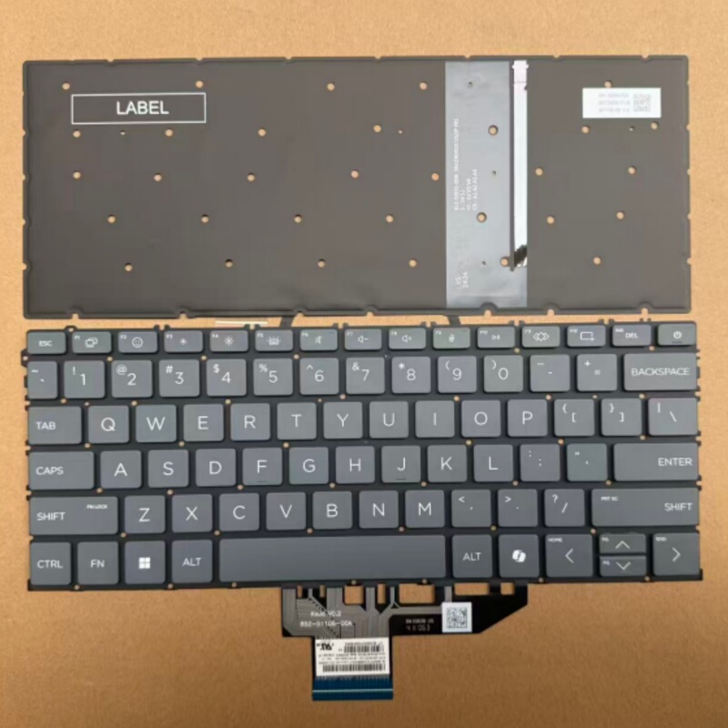 Suitable for Hp Omnibook 14-He 14-Fp 14T-Fr 16-Au 16-Bf 16-Fb Keyboard Suitable for Hp Omnibook 14-He 14-Fp 14T-Fr 16-Au 16-Bf 16-Fb Keyboard