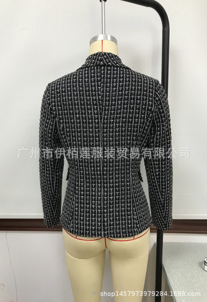  taobao Женский клетчатый костюм 2021 