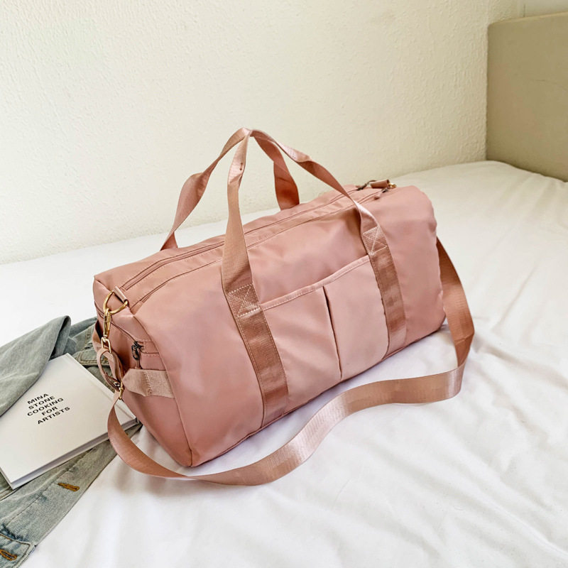 Sports bag separate shoe position wet and dry separation female yoga fitness bag large capacity waterproof short-distance travel bag male