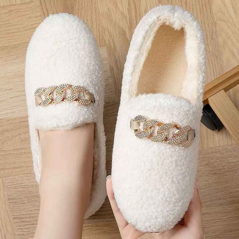 [Купи одну — получи одну бесплатно] осень-зима новая обувь Bean Bean flat soles из wild cotton обувь корейской версии взрыв leisure ladies shoes
