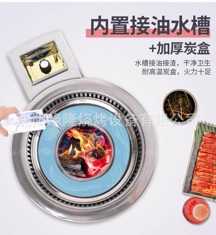 Угольный гриль YuanLong с системой самоочистки