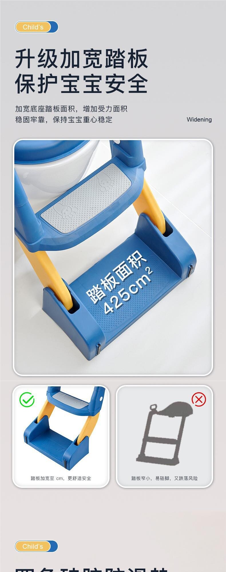 Детский туалет рамка 儿童马桶三合一男童女孩如厕辅助马桶架坐便器宝宝阶梯式坐便圈