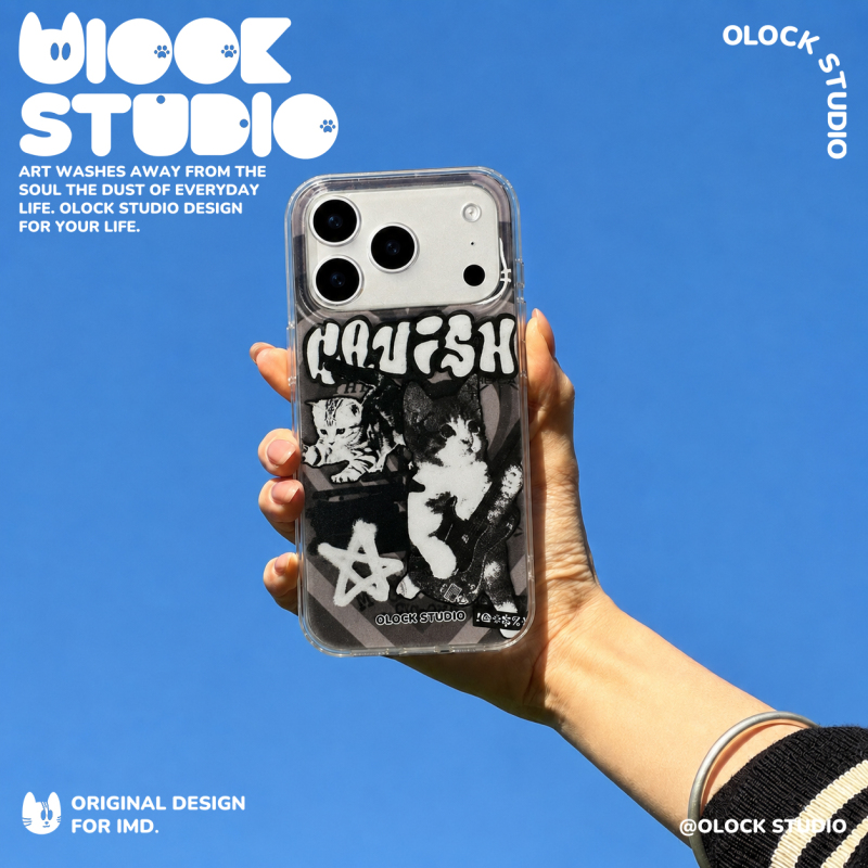 Olock Studio Guitar Cat Original Imd Double-Layer Printing Matte Apple Phone Case Suitable for iPhone 17/14/15/16 Pro Max High-End Niche Olock Studio Guitar Cat Original Imd Double-Layer Printing Matte Apple Phone Case Suitable for iPhone 17/14/15/16 Pro Max High-End Niche