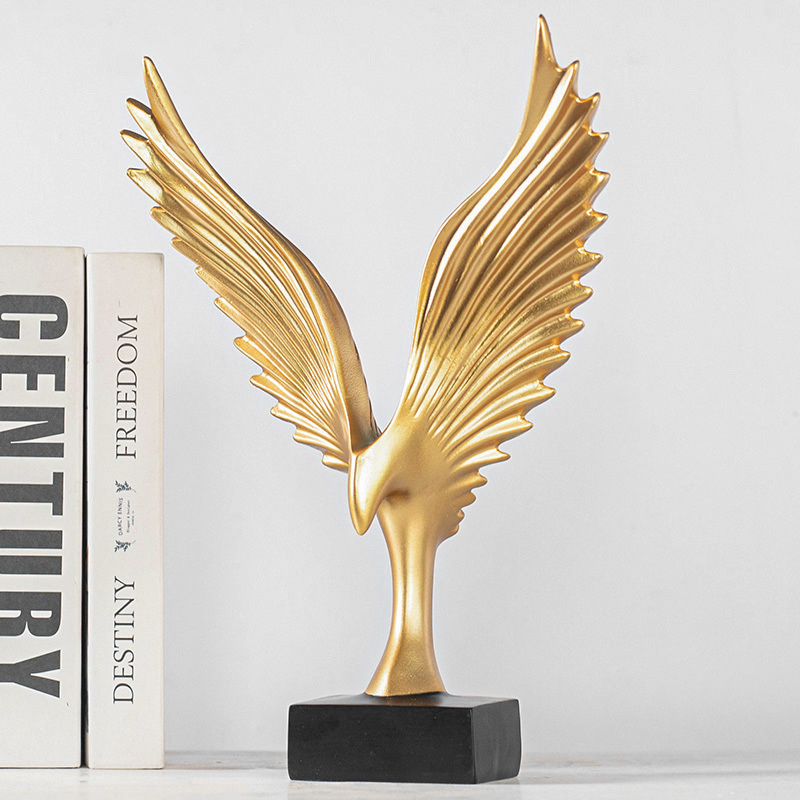 Big Eagle Spreading Wings Creative Art Ornament Modern Simple High-End Light Luxury Living Room Wine Cabinet Bookcase Museum Shelf Decoration Big Eagle Spreading Wings Creative Art Ornament Modern Simple High-End Light Luxury Living Room Wine Cabinet Bookcase Museum Shelf Decoration