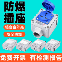 Explosion-proof wall switch 220V industrial 86 type lighting switch with socket five-hole plug single double control control