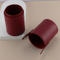 Makeup brush containing box eye line pen cylinder with cover brush barrel dresser desktop dust protection skin-care pint eye shadow barrel