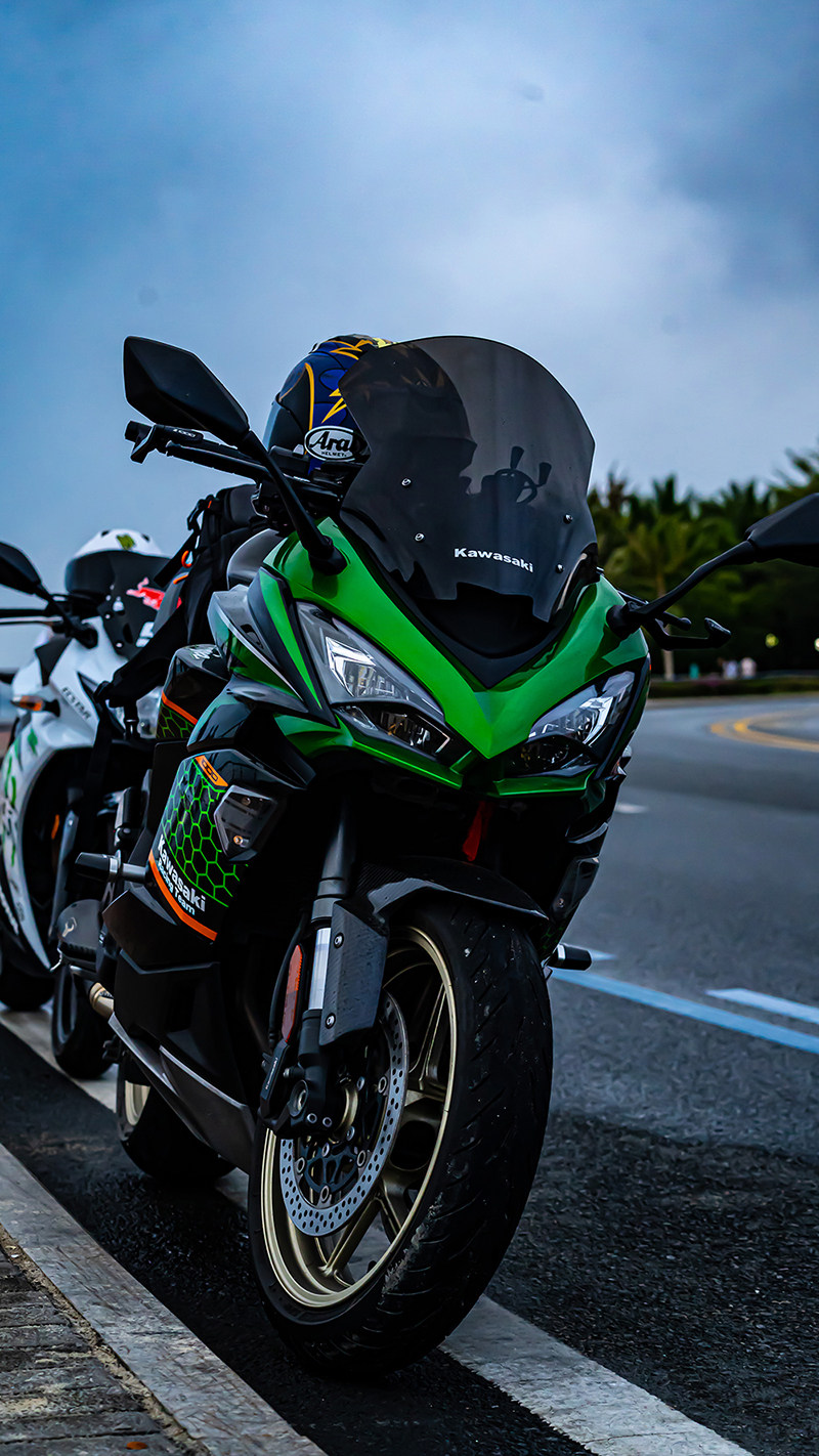 товар из китая 川崎忍者 ninja1000krt鬼爪联名版拉花贴纸2019-2021款摩托车通用 Snail technology