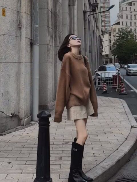 Trendy and Casual Two-Piece Set in a Lazy Style for Fall 2025, Popular on Social Media, Popular This Year, Salt-Style Fashion