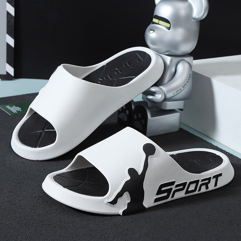 Early stepmen Slippers Thick bottom Shit Summer Trend Non-slip Indoor Home Deodoro Lovers Plastic Sandals Shoes Men